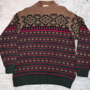 Vintage Eddie Bauer Sweater Mens M Grandpa Fisherman Cozy Comfort Preppy - Picture 1 of 8