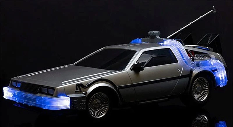 Jada - 34627 - Back To The Future Time Machine DeLorean 1 16 Scale R/C
