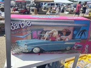 Barbie d'epoca '57 Classic Chevy convertibile auto anni '80 - Foto 1 di 8