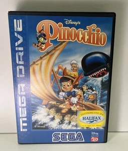 DISNEY PINOCCHIO SEGA MEGA DRIVE NEW FACTORY SEAL STIKER PAL 1995 WATA READY - Picture 1 of 12
