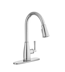 Glacier Bay McKenna Single-Handle Pull-Down Sprayer Kitchen Faucet Chrome - Picture 1 of 10
