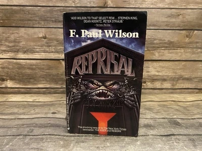 Vintage Reprisal by F. Paul Wilson Paperback 1st Printing 1992 The Keep Sequel - Image 1 of 4