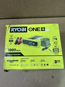 Ryobi ONE+ 18V 1000W Automotive Power Inverter - Green Z267 - Picture 1 of 5