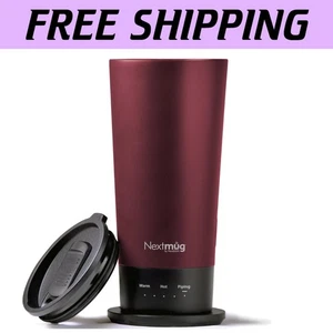 Innovative 16 oz. Nextmug Go - Burgundy Temperature-Controlled Mug for Travel - Picture 1 of 9