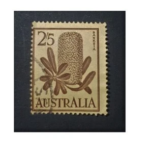 1959-1964 2/5 Native flower Australia. Center print error, with gum (s232) - Picture 1 of 2