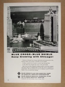 1959 Blue Cross - Blue Shield Chicago vintage print Ad - Picture 1 of 1