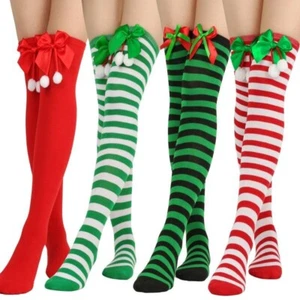 High Thigh Socks for Women Girls Cosplay (4 in a pack) - Picture 1 of 4