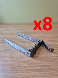 LOT OF 8x 2.5" SFF Hard Drive Caddy Tray for Dell R620 R630 R730 R715 R810 R710 - Picture 1 of 6