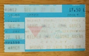 Boleto de concierto Hall & Oates Keifer UNO Arena Nueva Orleans Louisiana 8/12/88 - Imagen 1 de 2