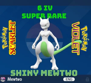 Shiny 6IV Mewtu Any Nature Pokemon scharlachrot/violett - Bild 1 von 4