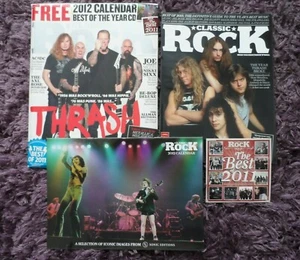Classic Rock Magazine January 2012 Includes CD, Calendar & Outer Cover - Foto 1 di 5