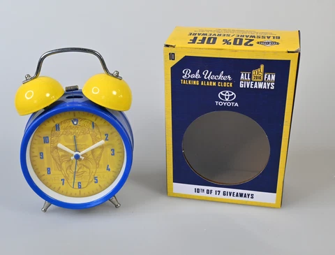 Milwaukee Brewers Bob Uecker Alarm Clock In Box Works Cover