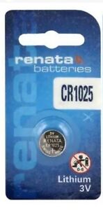 Renata CR1025 Coin Cell Battery 1 Battery