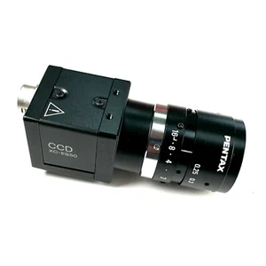 CCD XC-ES50 + PENTAX C2514-M 25mm F/1.4 TV Lens CCTV Lens - Picture 1 of 3
