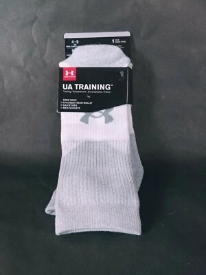 Under Armour Men Phenom Training Elevated Heatgear OTC Crew Sport Sock Workout - Image 1 of 4