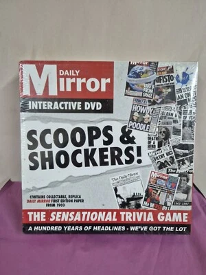 The Daily Mirror Interactive DVD Game - Scoops & Shockers! 2006 New & Sealed - Image 1 of 3