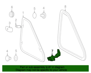 ( 1 )GENUINE LAND ROVER CPL100241 WNDW LATCH ASSEMBLY RH 96-06 Freelander 2Dr - Picture 1 of 3