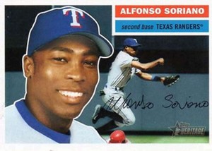 2005 Topps Heritage #3a Alfonso Soriano Rangers NM-MT 