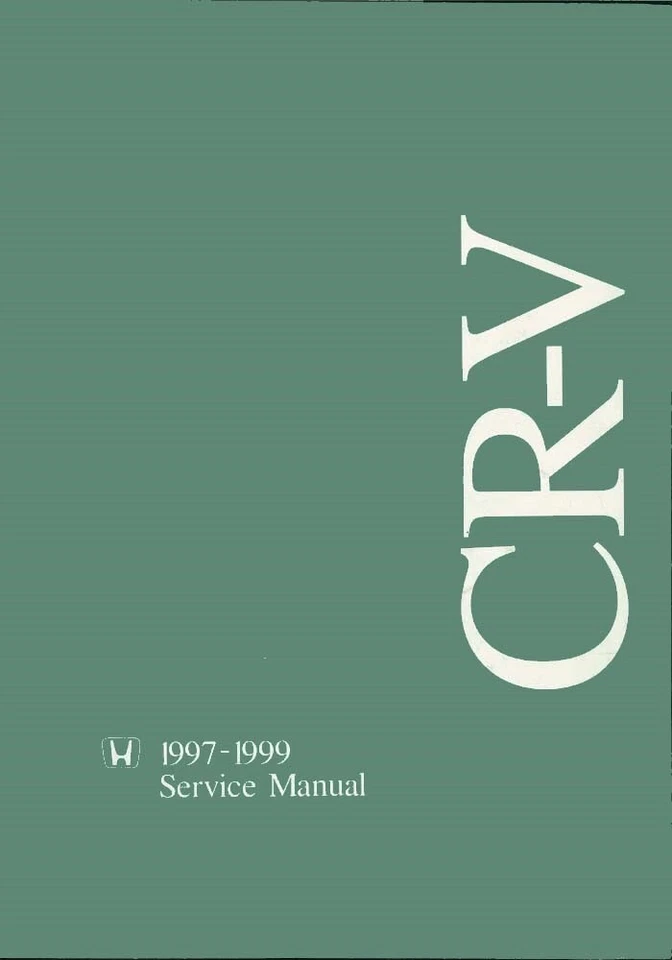 1997 1998 1999 Honda CR-V CRV Shop Service Repair Manual - Image 1 of 4