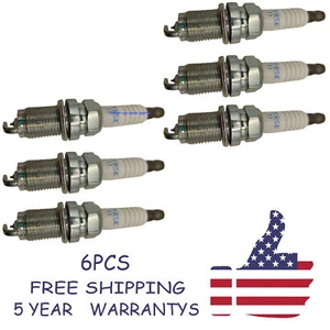 Set 6PCS 3657 Spark Plug Laser Iridium IZFR5K11 FOR Honda Odyssey,Ridgeline - Picture 1 of 6