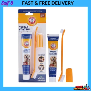 Dog Dental Care Tartar Control Kit for Dogs | Contains Toothpaste,Toothbrush Au - Picture 1 of 9