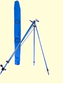 Shakespeare Salt Deluxe Beach Rod Rest / Tripod Telescopic 7ft With Case in Blue - Picture 1 of 1