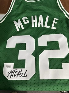 NBA Mitchell & Ness Authentic Boston Celtics Kevin McHale Autographed Jersey - Picture 1 of 7