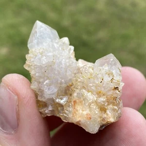 Spirit Quartz Crystal With Limonite Approx 28 Grams - Picture 1 of 10