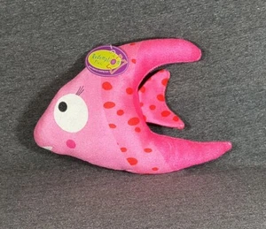 Engel Fisch 10 Zoll Stofftier Plüschtier Rosa Meerestier Spielzeug Sammeln Neu Redemption Plus  - Bild 1 von 16