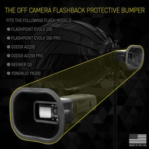 Bumper for Godox AD200 (pro) Flashpoint eVOLV 200 (pro), Neweer Q3 YN200, fender - Picture 1 of 10
