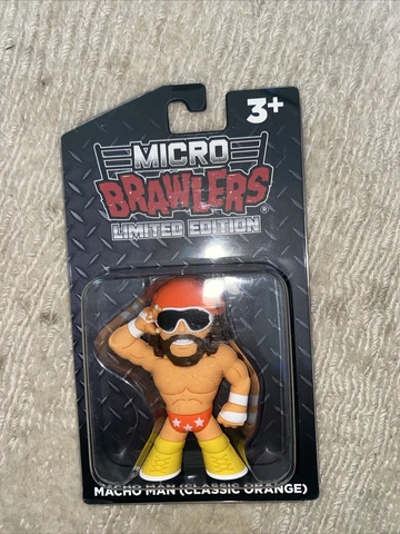 Orange Macho Man Randy Savage Micro Brawlers Pro Wrestling Crate Figure Cover