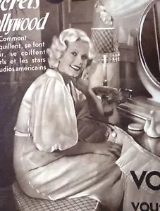 JEAN HARLOW COVER for Voila Secrets (5/7/36)  movies  Hollywood secrets  pre-war - Picture 1 of 4