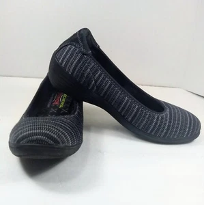 Skechers Stretch Fit Slip On Black Air Cooled Memory Foam 48881 Womens Size 8 - Picture 1 of 10