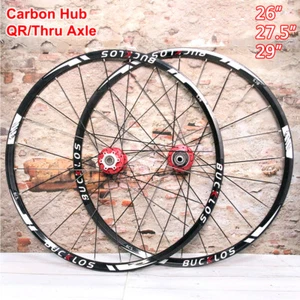 MTB Bike QR/Thru Axle 26/27.5/29 inch Wheelset Disc Brake Clincher Wheels Rim - Picture 1 of 17