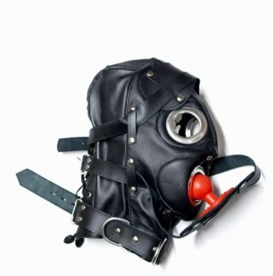 Capucha Cuero Cabra Cuero Cuir Máscara Apretada MASCARILLA 6  Foto 1 de 2