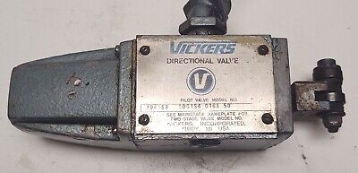 Vickers SDG1S4 016A 50 Hydraulic Directional Control Solenoid Valve Pilot Safety • 160.73£