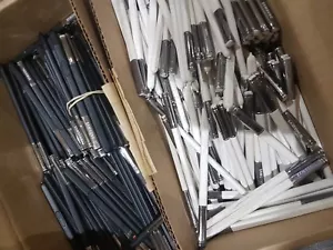 Lot de 100 stylets S Samsung Note 3 4 OEM noir blanc stylo S vente en gros - Photo 1 sur 2