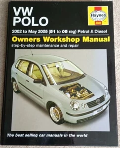 Haynes workshop manual VW Polo petrol diesel 2002 - May 2005 HARDBACK vg+. - Picture 1 of 1