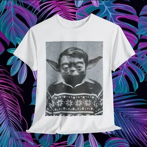 Yoda Star Wars Ugly Sweater funny shirt novelty cotton unisex - Picture 1 of 25