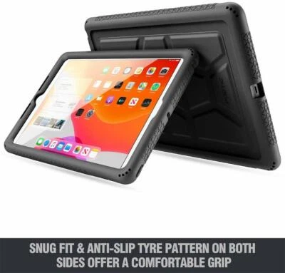 iPad 10.2 2021/2019 Tablet Case, Soft Gel Protective Back Silicone Cover Black - Image 1 of 4