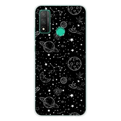 Custodia in silicone stampato compatibile con Huawei P Smart 2020 Galaxy draw - Immagine 1 di 4