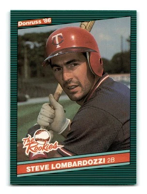 Steve Lombardozzi 1986 Donruss The Rookies RC #18 Minnesota Twins NM-MINT - Image 1 of 2