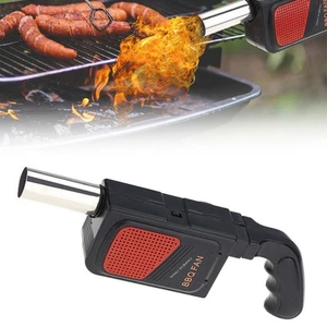 Ventilador de barbacoa ventilador de aire con mango camping al aire libre picnic barbacoa de carbón ¡NUEVO! - Imagen 1 de 10