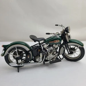 Franklin Mint Harley Davidson 1936 Knucklehead Motorcycle 1:10 Scale - Picture 1 of 11