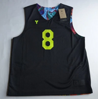 Camiseta deportiva de baloncesto Nike Kobe Dri-FIT reversible 24 8 negra multicolor para hombre talla L Foto 1 de 4