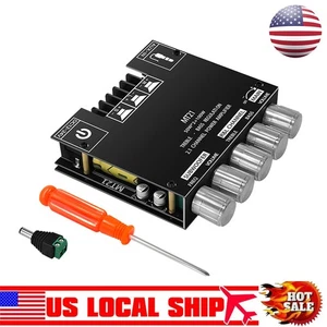 ZK-MT21 Scheda Amplificatore di Potenza Audio Bluetooth Subwoofer 2.1 Canali 50Wx2+100W - Foto 1 di 24