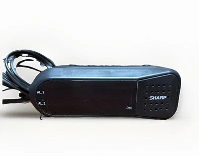 Sharp Digital Alarm Clock Battery Backup Ascending Snooze TESTED WORKS GREAT! - Image 1 of 3