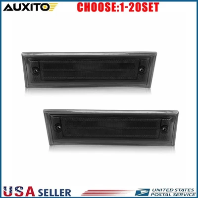 Smoke Front Fender Marker Light Assembly For 81-91 Chevy GMC C1500 K1500 2-10X - Image 1 of 4