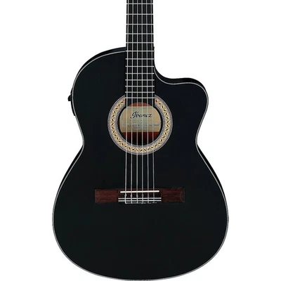 Ibanez GA5MHTCE Classical Acoustic-Electric Guitar Weathered Black - Image 1 of 4