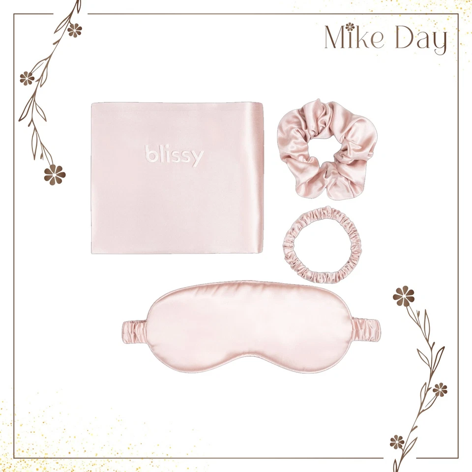 Blissy Silk Dream Set Rosa Estándar - Nuevo en Caja Foto 1 de 1